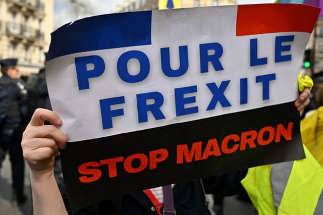 Marine Le Pen is a Eurosceptic who wants to take France out of the EU (image: Getty Images)