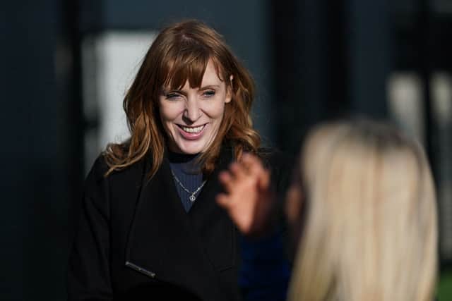 Angela Rayner visiting the the Newcastle United Foundation’s Premier League Kicks programme on February 25, 2022  (Photo: Ian Forsyth/Getty Images)