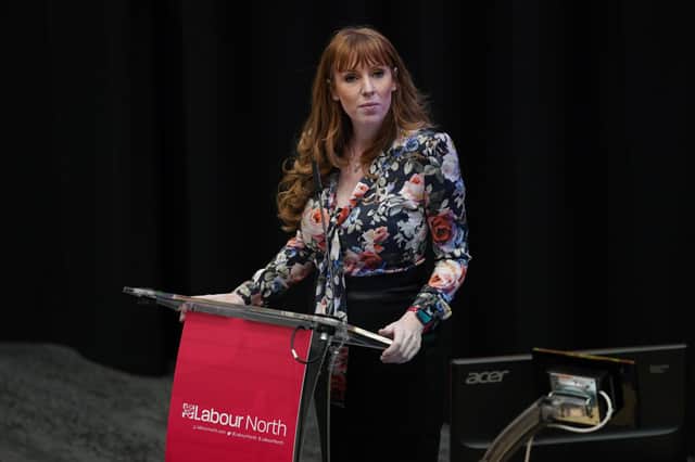 Deputy Labour Leader, Angela Rayner, at a regional conference in the Frederick Douglas Centre (Photo: Ian Forsyth/Getty Images)