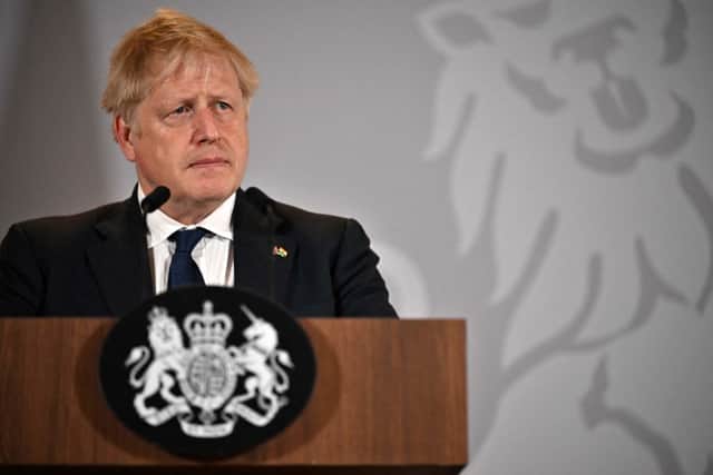 Angela Rayner said the Prime Minister Boris Johnson was ‘dragging the Conservative Party into the sewer’ (image: AFP/Getty Images)