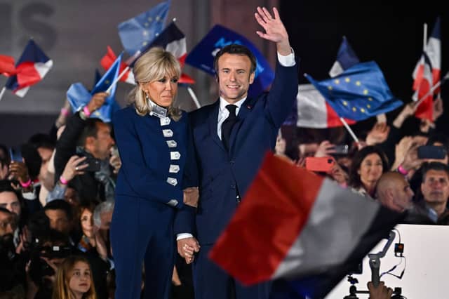 Emmanuel Macron won the French election but faces major challenges (image: Getty Images)