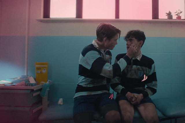 Kit Connor as Nick Nelson and Joe Locke as Charlie Spring in Heartstopper (Photo: Netflix) 