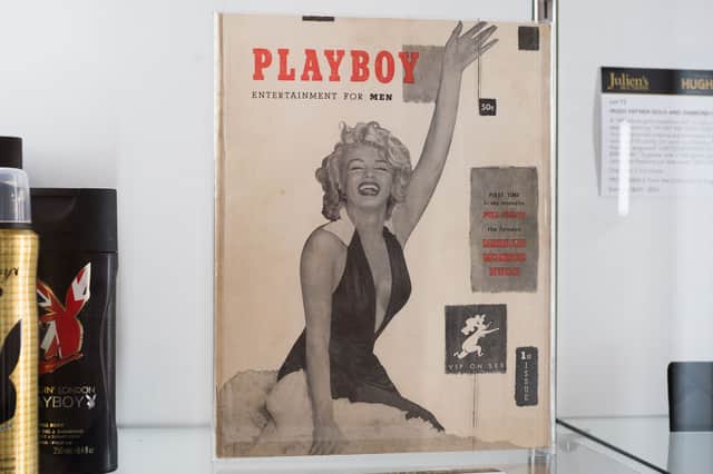 Monroe featured on the first edition of Playboy in December 1953