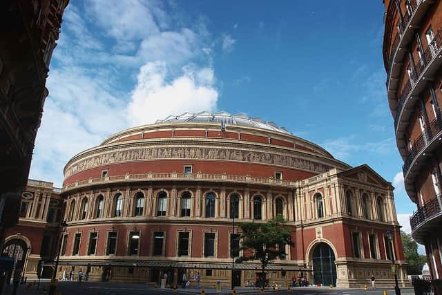 A general view of the Royal Albert Hall ahead of the final day of the 110th season of the BBC Proms 2004 (Photo by Chris Jackson/Getty Images)
