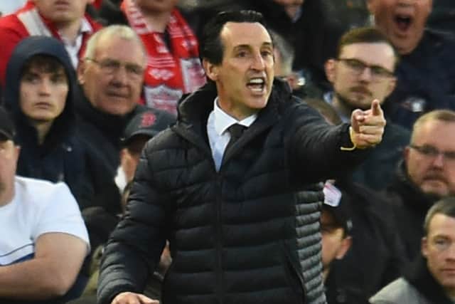 Villarreal manager Unai Emery. Picture: Andrew Powell/Liverpool FC via Getty Images