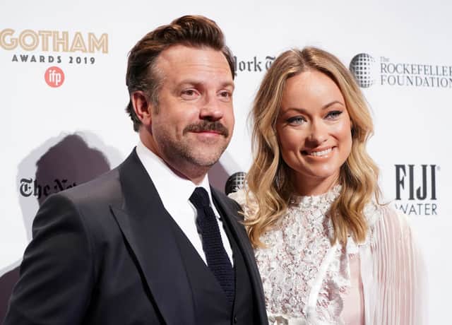 Jason Sudeikis and Olivia Wilde at the IFP’s 29th Annual Gotham Independent Film Awards at Cipriani Wall Street on December 02, 2019 in New York City (Photo by Jemal Countess/Getty Images for IFP)