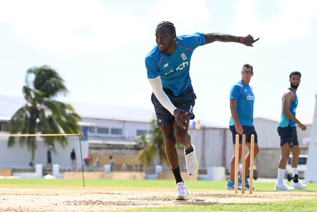 Archer trains with the England camp in West Indies 2022