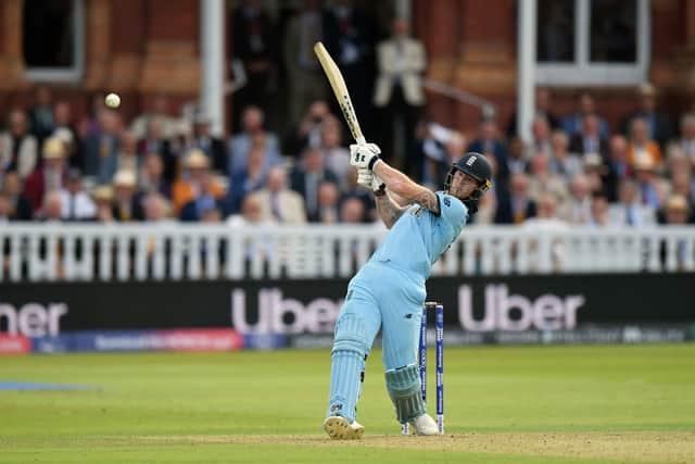 Stokes during 2019 Cricket World Cup final