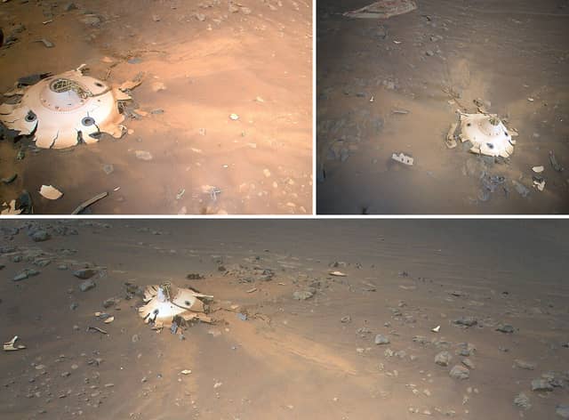 Nasa Mars Helicopter discovers ‘Otherworldly’ wreckage from Perseverance rover
