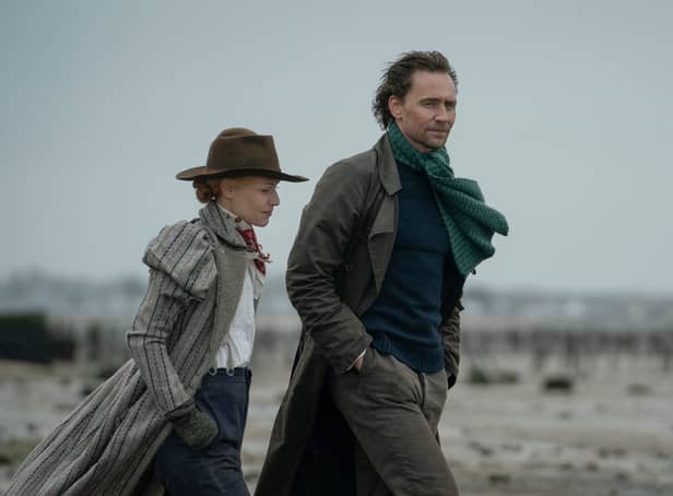 <p>Claire Danes and Tom Hiddleston in The Essex Serpent (Credit: Apple TV+)</p>
