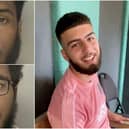 Ridhwaan Farouk, 19, (top left) and his older brother Mohammed, 21, (bottom left) murdered Amin Talea (right) after lying in wait for him to leave his home 