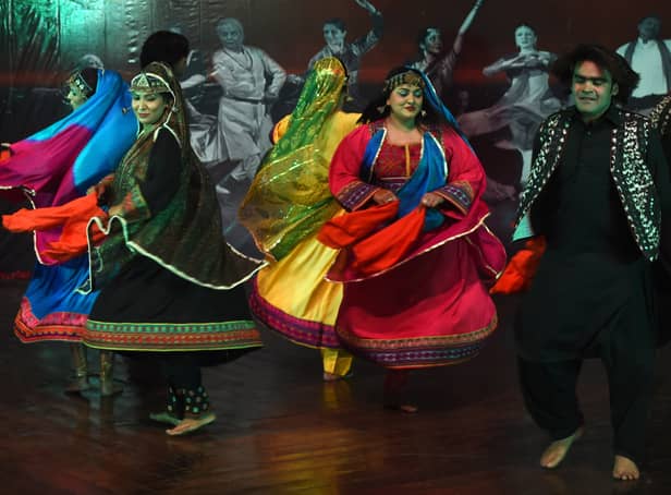 <p>International Dance Day is a celebration of all types of dance, and was created to recognise how the act of dancing can break cultural barriers. Pictured are Pakistani dancers performing during a previous event.</p>