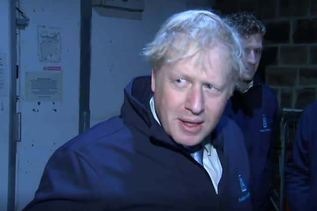 Boris Johnson tried to evade the GMB reporter in 2019 - by hiding in a fridge (Photo: ITV)
