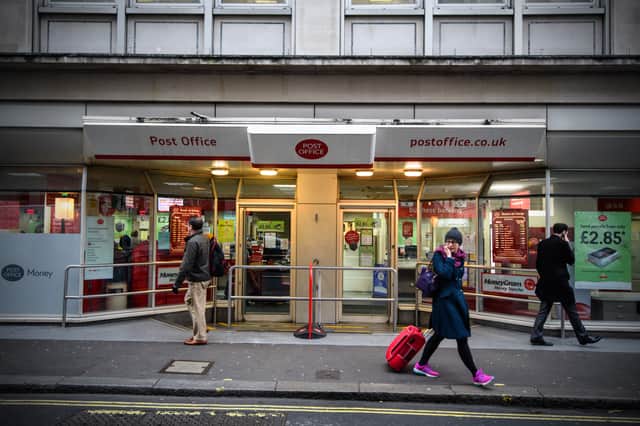 A Post Office strike over pay has forced 114 branches to close across UK (Photo: Getty)