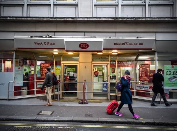 <p>A Post Office strike over pay has forced 114 branches to close across UK (Photo: Getty)</p>