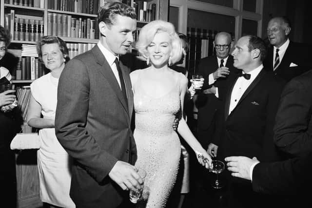 Marilyn Monroe with Steve Smith, the brother in law of President John F Kennedy on 19 May 1962 (Photo: Cecil Stoughton/White House Photographs/John F. Kennedy Presidential Library and Museum)