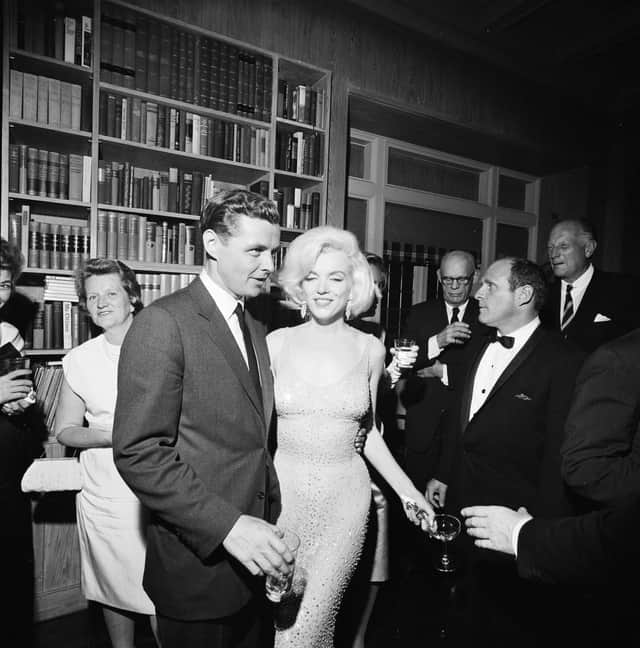 Marilyn Monroe with Steve Smith, the brother in law of President John F Kennedy on 19 May 1962 (Photo: Cecil Stoughton/White House Photographs/John F. Kennedy Presidential Library and Museum)