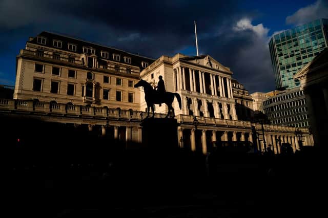 The Bank of England in London holds some of the UK’s most important economic levers (image: AFP/Getty Images)