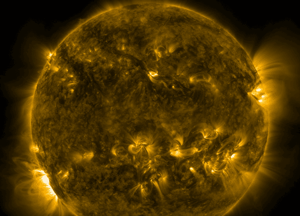 NASA’s Solar Dynamics Observatory captured an image of the solar flare (Photo: NASA)