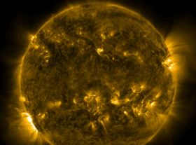 NASA’s Solar Dynamics Observatory captured an image of the solar flare (Photo: NASA)
