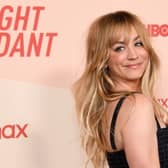 Kaley Cuoco attends the Los Angeles Season 2 Premiere of the HBO Max Original Series The Flight Attendant at Pacific Design Center on April 12, 2022 in West Hollywood, California (Photo by Jon Kopaloff/Getty Images)