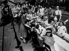 8th May 1945:  A victory tea party, like the one pictured, took place across the UK to celebrate VE Day. 