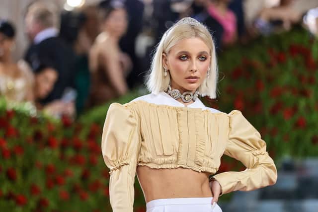 Emma Chamberlain attends The 2022 Met Gala Celebrating “In America: An Anthology of Fashion” at The Metropolitan Museum of Art on May 02, 2022 in New York City (Photo by Jamie McCarthy/Getty Images)