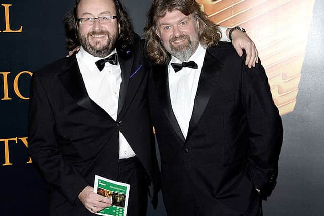 Dave Myers and Si King arrive at the RTS Programme Awards 2009 at The Grosvenor House Hotel on March 16, 2010 in London, England (Photo by Gareth Cattermole/Getty Images)
