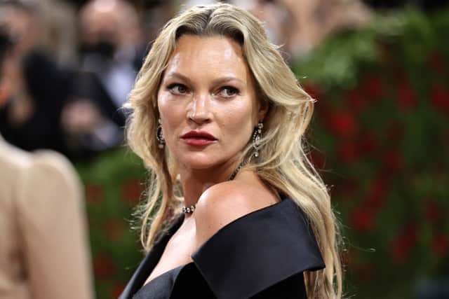 Kate Moss attends The 2022 Met Gala Celebrating “In America: An Anthology of Fashion” at The Metropolitan Museum of Art on May 02, 2022 in New York City (Photo by Jamie McCarthy/Getty Images)