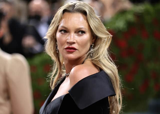 Kate Moss attends The 2022 Met Gala Celebrating “In America: An Anthology of Fashion” at The Metropolitan Museum of Art on May 02, 2022 in New York City (Photo by Jamie McCarthy/Getty Images)