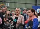 Michelle O’Neill, leader of Sinn Fein in Northern Ireland, at the election count in Magherafelt. (Pic: Getty Images)