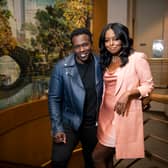 Joshua Henry and Adrienne Warren co-host the 75th Annual Tony Award Nominations in New York City (Pic: Getty Images)