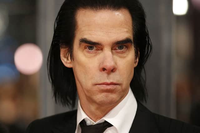 Nick Cave had four sons - Jethro Lazenby (who has died), Luke Cave, Earl Cave and twin brother Arthur, who died in 2015 (image: AFP/Getty Images) 