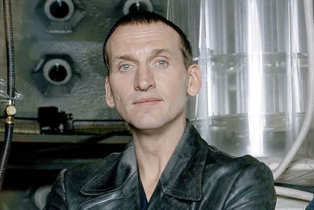 Christopher Eccleston as the Ninth Doctor in 2005 (Credit: BBC)