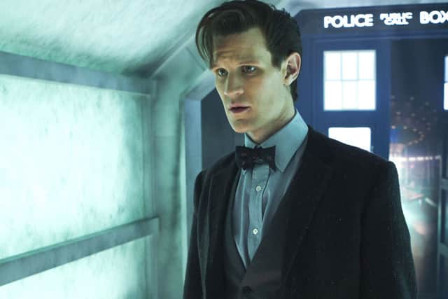 Matt Smith as the Eleventh Doctor in 2013 (Credit: BBC)