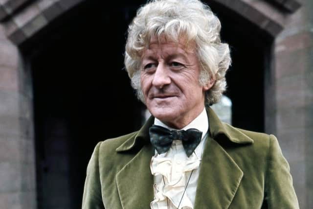 Jon Pertwee as the Third Doctor in 1974 (Credit: BBC)