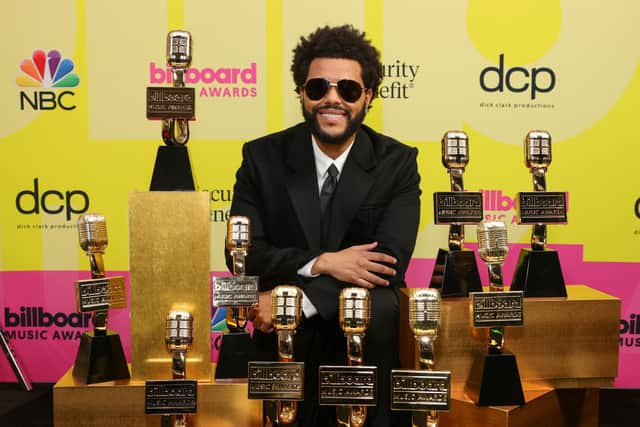 The Weeknd after an impressive awards haul at 2021’s Billboard Music Awards (Photo: Rich Fury/Getty Images for dcp)