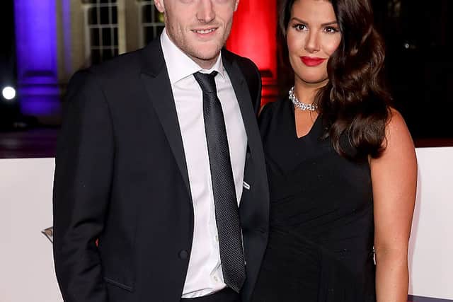 Jamie and Rebekah Vardy attend The Sun Military Awards at The Guildhall on December 14, 2016 in London, England (Photo by Tim P. Whitby/Getty Images)