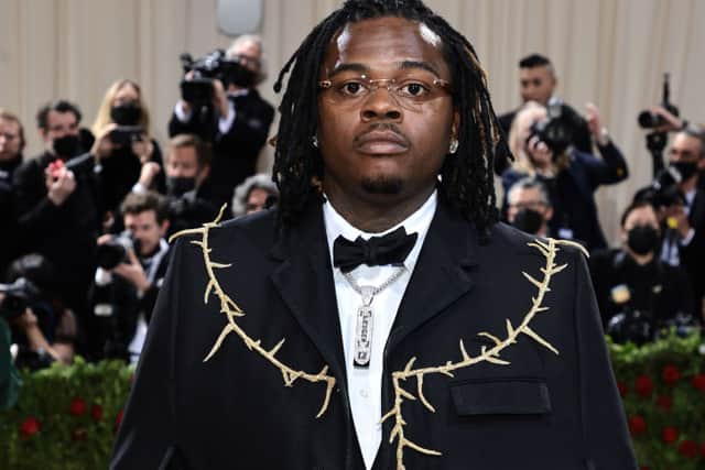Gunna attends The 2022 Met Gala Celebrating “In America: An Anthology of Fashion” at The Metropolitan Museum of Art on May 02, 2022 in New York City (Photo by Jamie McCarthy/Getty Images)