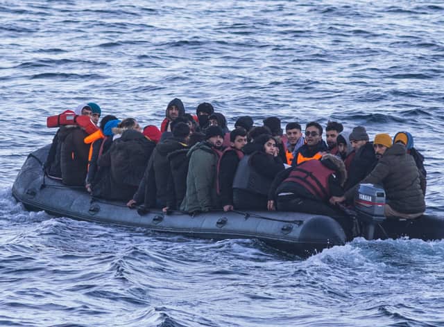 Migrants who crossed the Channel in small boats are among those who face being deported to Rwanda (Photo: Getty Images)