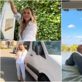 A high-flying city worker has left her £100k salary behind to live in a seven-metre-long van with her pet chihuahua. Credit: Dominique Niemandt / SWNS