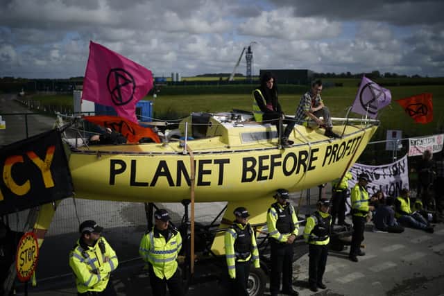Cuadrilla’s fracking wells near Blackpool have frequently been targeted by protesters (image: Getty Images)