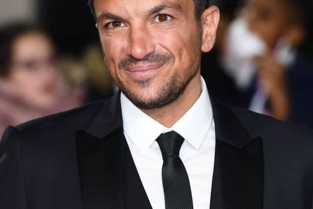 Peter Andre attends Pride Of Britain Awards 2019 at The Grosvenor House Hotel on October 28, 2019 in London, England (Photo by Jeff Spicer/Getty Images)