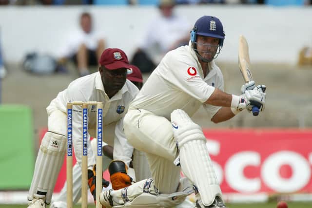 Thorpe v West Indies, 2004. Thorpe scored over 6,700 runs for England