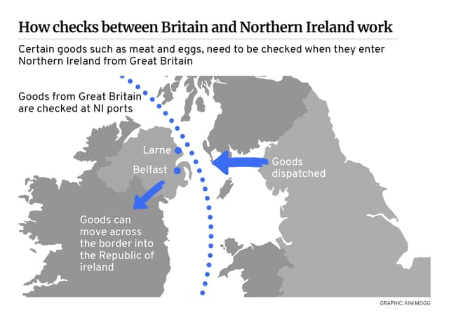 How does the Northern Ireland Protocol work? (Pic: National World/Kim Mogg)