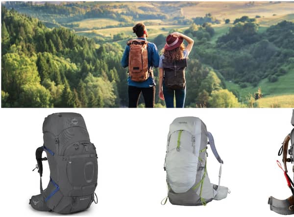 Rugged hiking bags ideal for day hikes or camping holidays