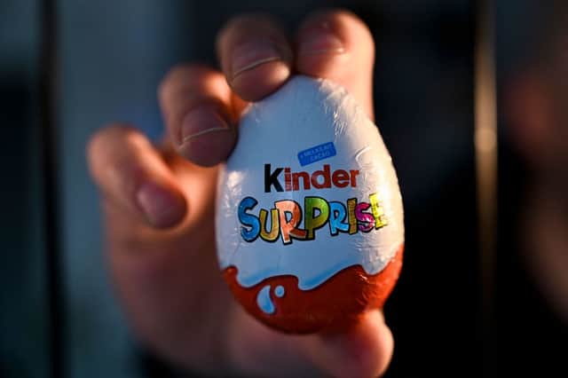 Kinder products disappeared from shelves in the run up to Easter over Salmonella fears (image: AFP/Getty Images)
