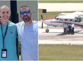 Passenger Darren Harrison was able to safely land the plane with the help of air traffic controller Robert Morgan (Photo: Robert Morgan/CBS)