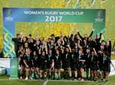 New Zealand women celebrate their 2017 World Cup win