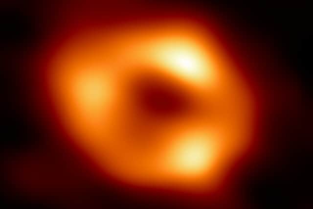 First glimpse of milk way monster black hole Sagittarius A (Pic: EHT Collaboration) 